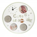 Zegar ścienny, drewniany - ramka do pokoju dziecięcego CL03